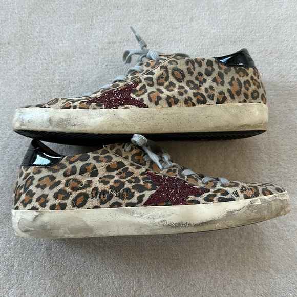 Golden Goose Women's Super-Star in leopard print leather - Picture 4 of 7